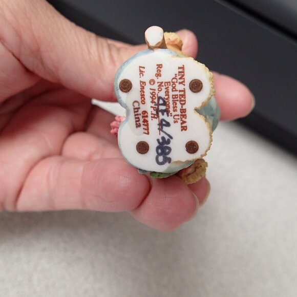 Cherished Teddies Tiny Ted-Bear God Bless Us Everyone - Picture 3 of 5